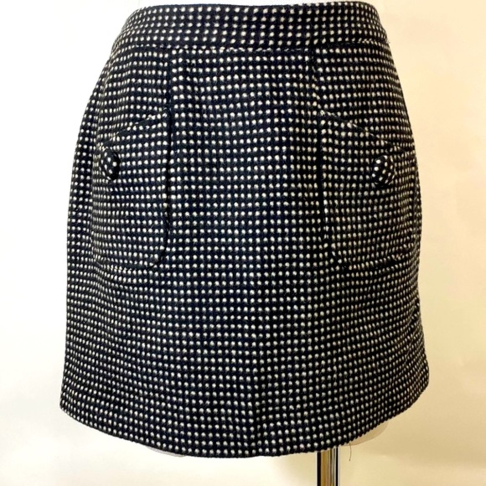 Adampluseve (Adam Lippes) Black/White Mini Skirt